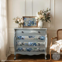 Load image into Gallery viewer, ReDesign with Prima Meadow Melodies decoupage paper sheets for furniture home decor projects and DIY craft projects