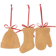 Load image into Gallery viewer, Winter Gingerbread Ornament Set