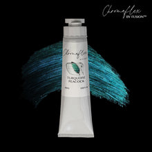 Load image into Gallery viewer, Fusion Mineral Paint ChromaFlex Turquoise Peacock is a water based decorative paint for furniture home decor and DIY projects