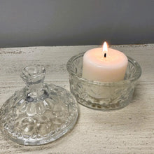 Load image into Gallery viewer, Clear Carved Glass Storage Jar With Lid