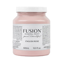 Load image into Gallery viewer, Fusion Mineral Paint English Rose is used for furniture home decor and DIY craft projects