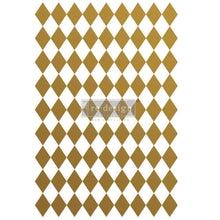 Load image into Gallery viewer, Gold Harlequin