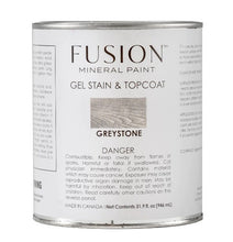 Load image into Gallery viewer, Fusion Mineral Paint Greystone - Brush On Gel Stain & Top Coat is used for furniture home decor and DIY craft projects