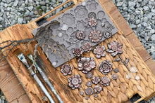 Load image into Gallery viewer, ReDesign with Prima Rusty Flowers decorative moulds for furniture home decor and DIY craft projects