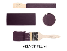 Load image into Gallery viewer, Fusion Mineral Paint Velvet Plum is used for furniture home decor and DIY craft projects