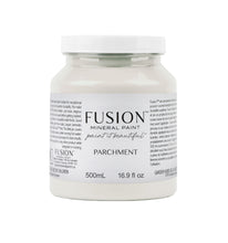 Load image into Gallery viewer, Fusion Mineral Paint Parchment is used for furniture home decor and DIY craft projects
