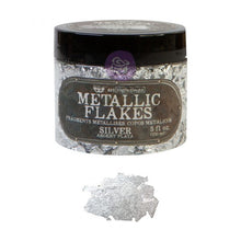 Load image into Gallery viewer, ReDesign with Prima Silver Metal Flakes collection of decorative materials for furniture home decor and DIY projects