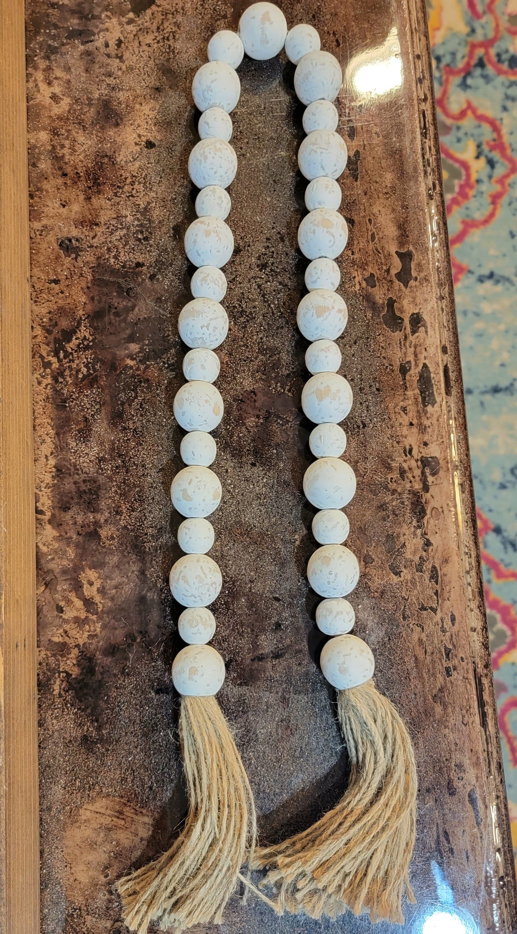 Whitewashed Prayer Beads