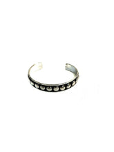 Load image into Gallery viewer, WESTERN BUBBLE METAL CUFF BRACELET: Large
