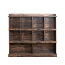 Load image into Gallery viewer, 10-Shelf Bookcase with Cubbyhole Storage for Books and Décor
