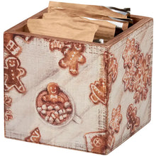 Load image into Gallery viewer, Small Wooden Gingerbread Bin
