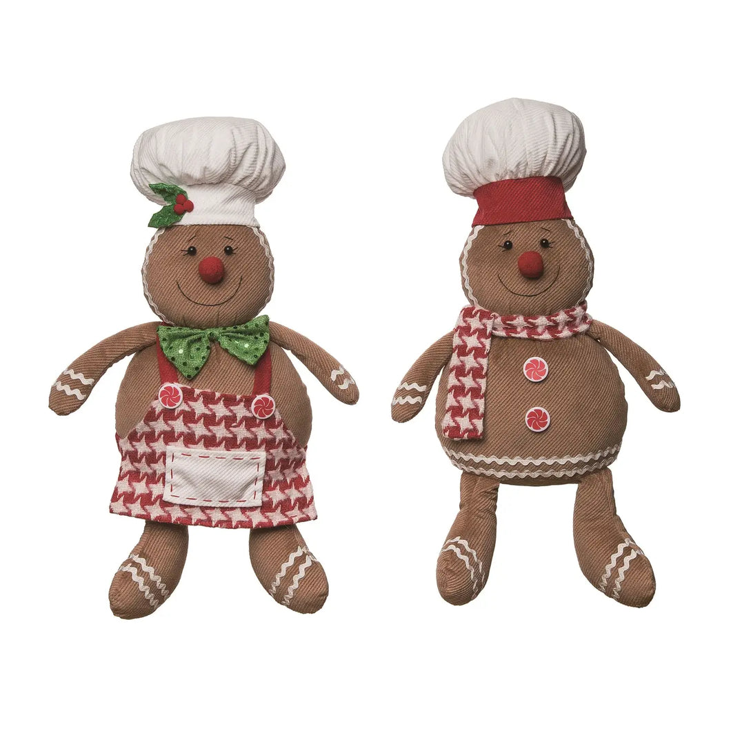 Christmas Plush Sitting Gingerbread Pal Set