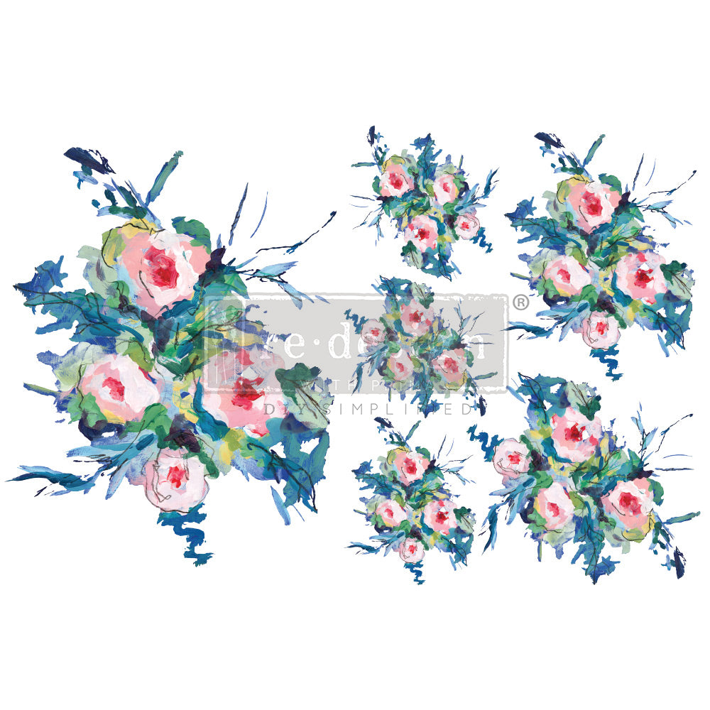 Expressive Blooms - H2O Transfers – B’s Bo D Designs
