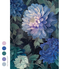 Load image into Gallery viewer, ReDesign with Prima Moonlit Periwinkle decorative decoupage paper for furniture  home decor and DIY projects
