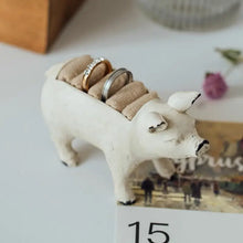 Load image into Gallery viewer, Resin Pig Jewelry Holder
