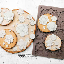 Load image into Gallery viewer, ReDesign with Prima Rusty Flowers decorative moulds for furniture home decor and DIY craft projects
