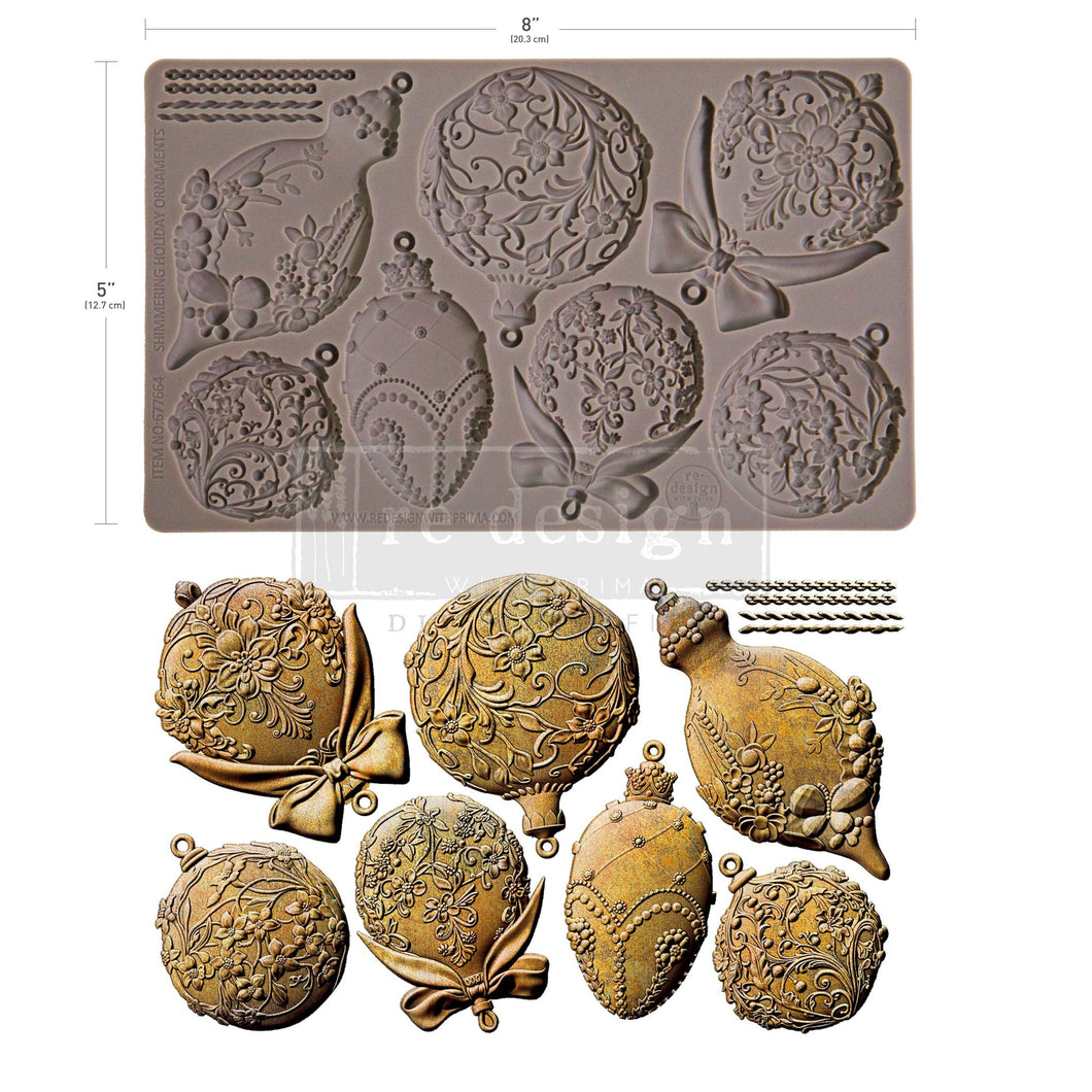 Shimmering Holiday Ornaments