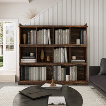 Load image into Gallery viewer, 10-Shelf Bookcase with Cubbyhole Storage for Books and Décor
