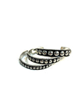 Load image into Gallery viewer, WESTERN BUBBLE METAL CUFF BRACELET: Large

